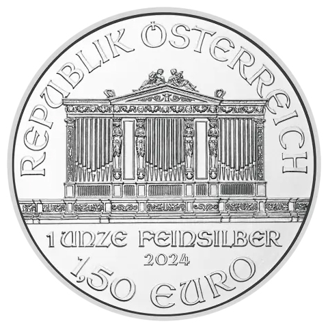Moneda de Plata Filarmónica 2024 1 oz
