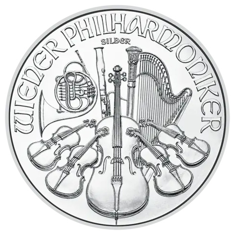 Moneda de Plata Filarmónica 2025 1 oz