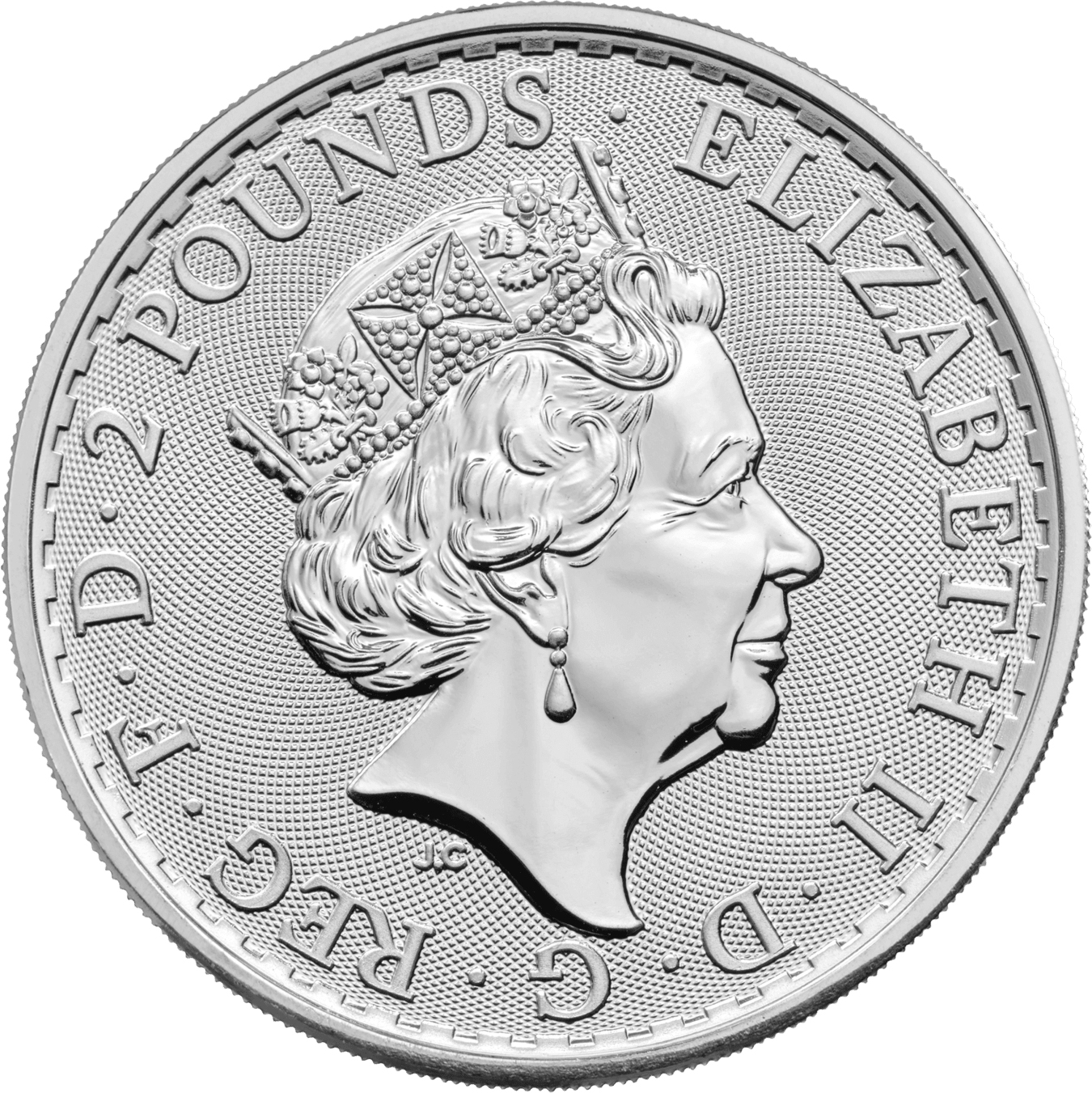 Moneda de Plata Britannia 2022 1 oz reverse