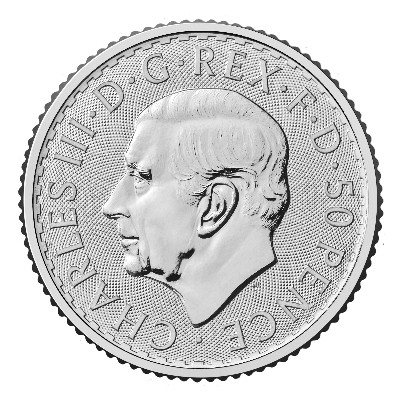 Moneda de Plata Britannia 2027 1/4 oz reverso 