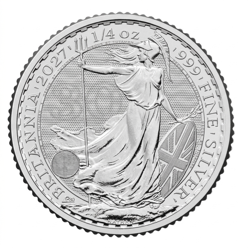Moneda de Plata Britannia 2027 1/4 oz