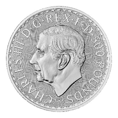 Moneda de Plata Britannia 2027 1 kg reverso