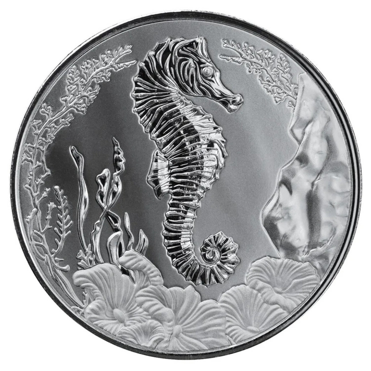 Moneda de Plata Caballito de Mar de Samoa 2025 1 oz
