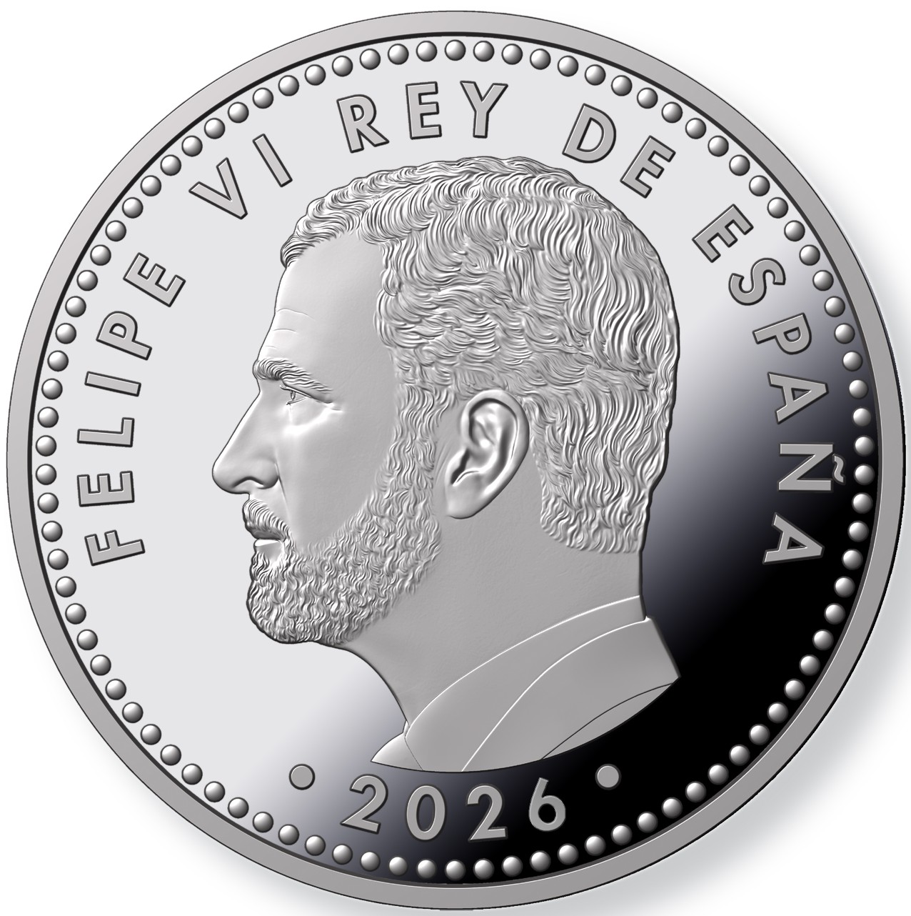 Moneda de Plata Campeones del Mundo 2026 reverso