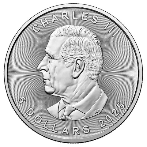 Moneda de Plata Maple Leaf 2025 1 oz reverse