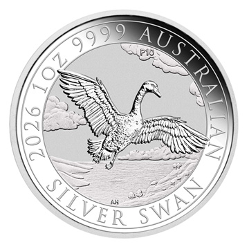 Moneda de Plata Cisne de Australia 2026 1 oz