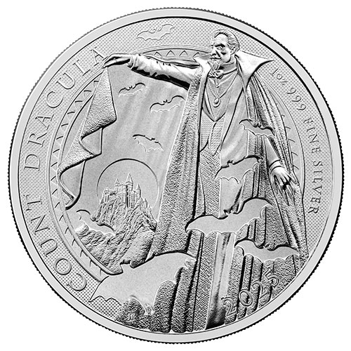 Moneda de Plata Conde Drácula 2025 1 oz