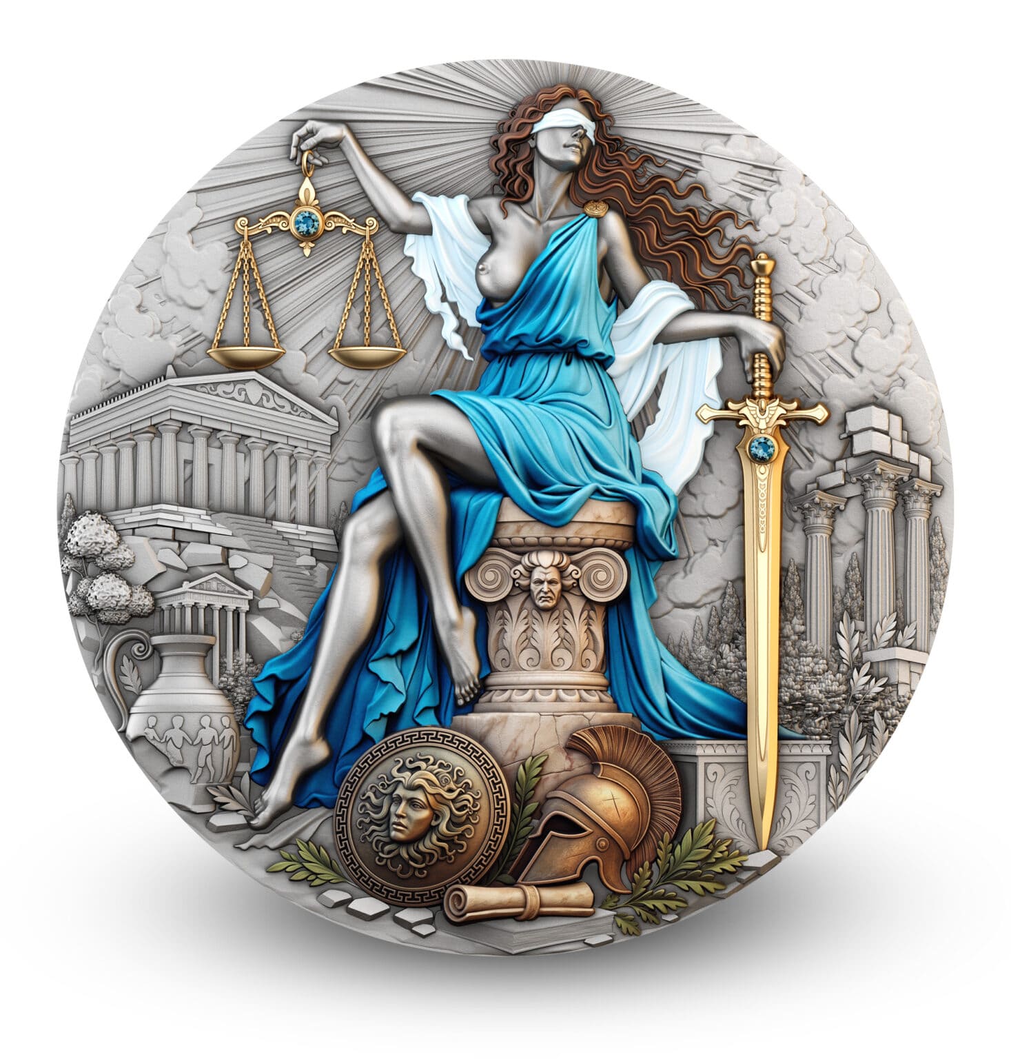 Moneda de Plata Diosa Themis 2026 2 oz