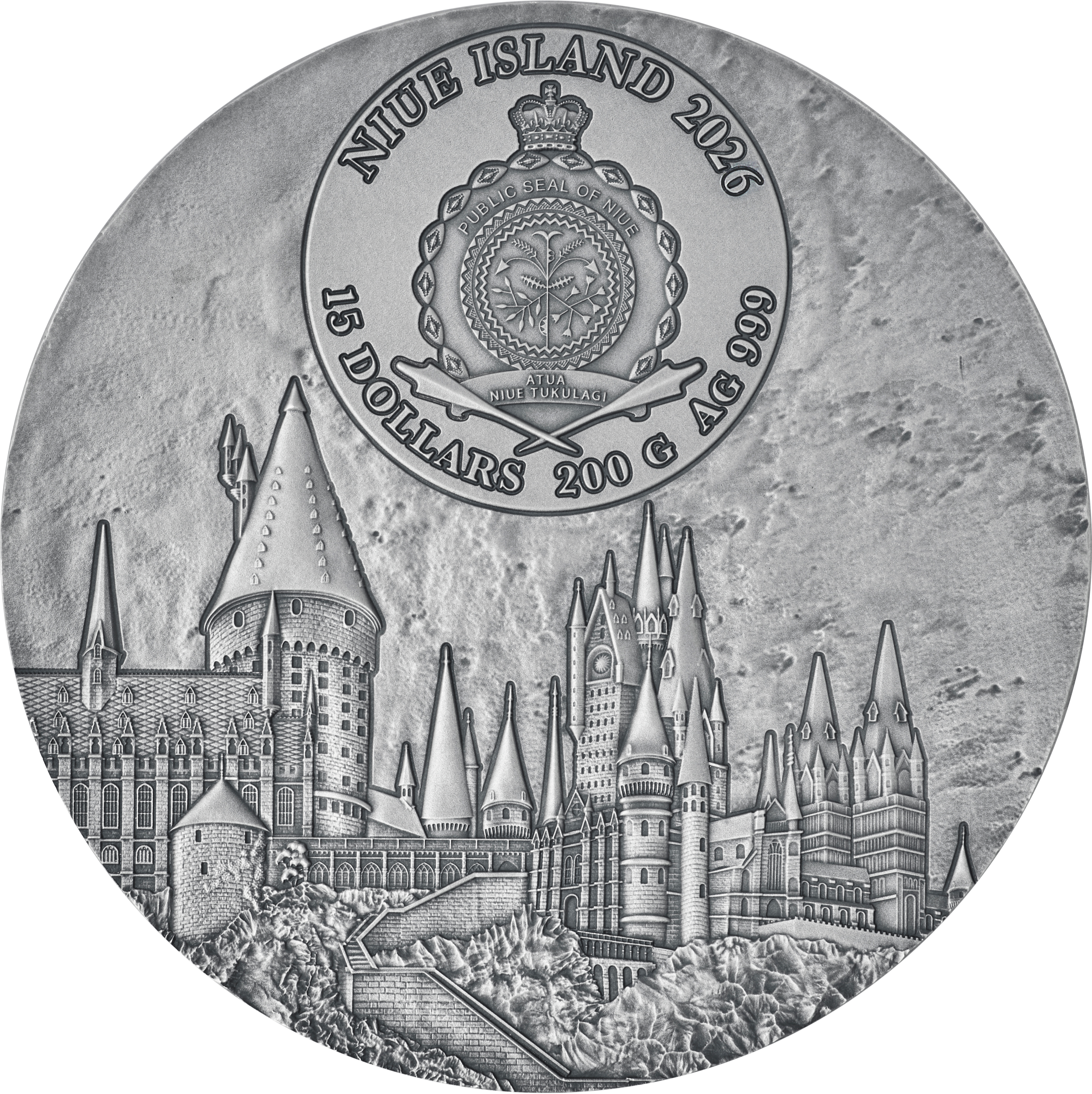 Moneda de Plata Harry Potter y la Orden del Fénix 2026 reverso