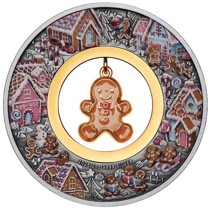 Moneda de Plata Pan de Jengibre 2026 2 oz