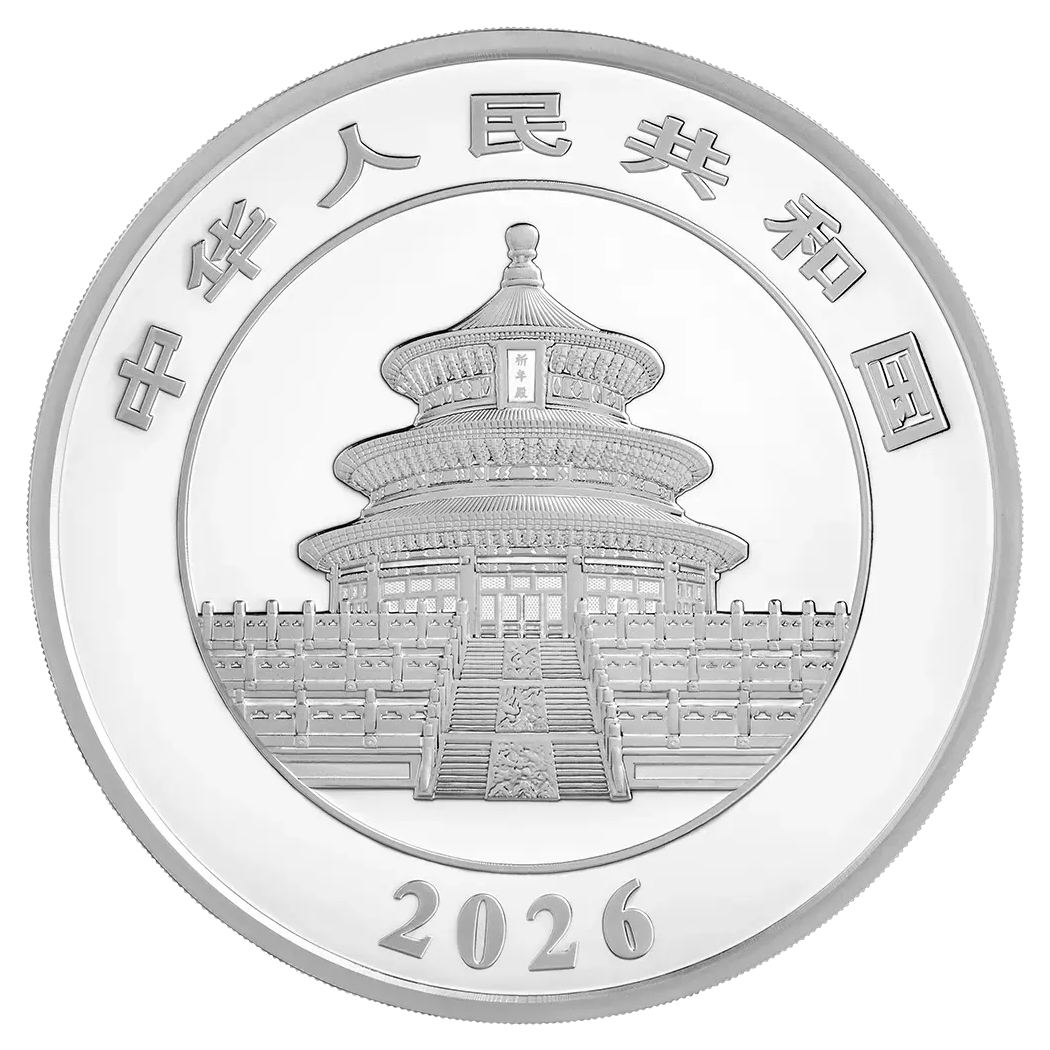 Moneda de Plata Panda Proof 2026 1 kg reverse