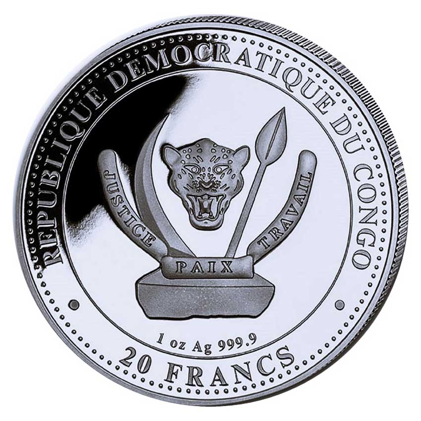 Moneda de Plata Plateosaurus 2026 1 oz reverse