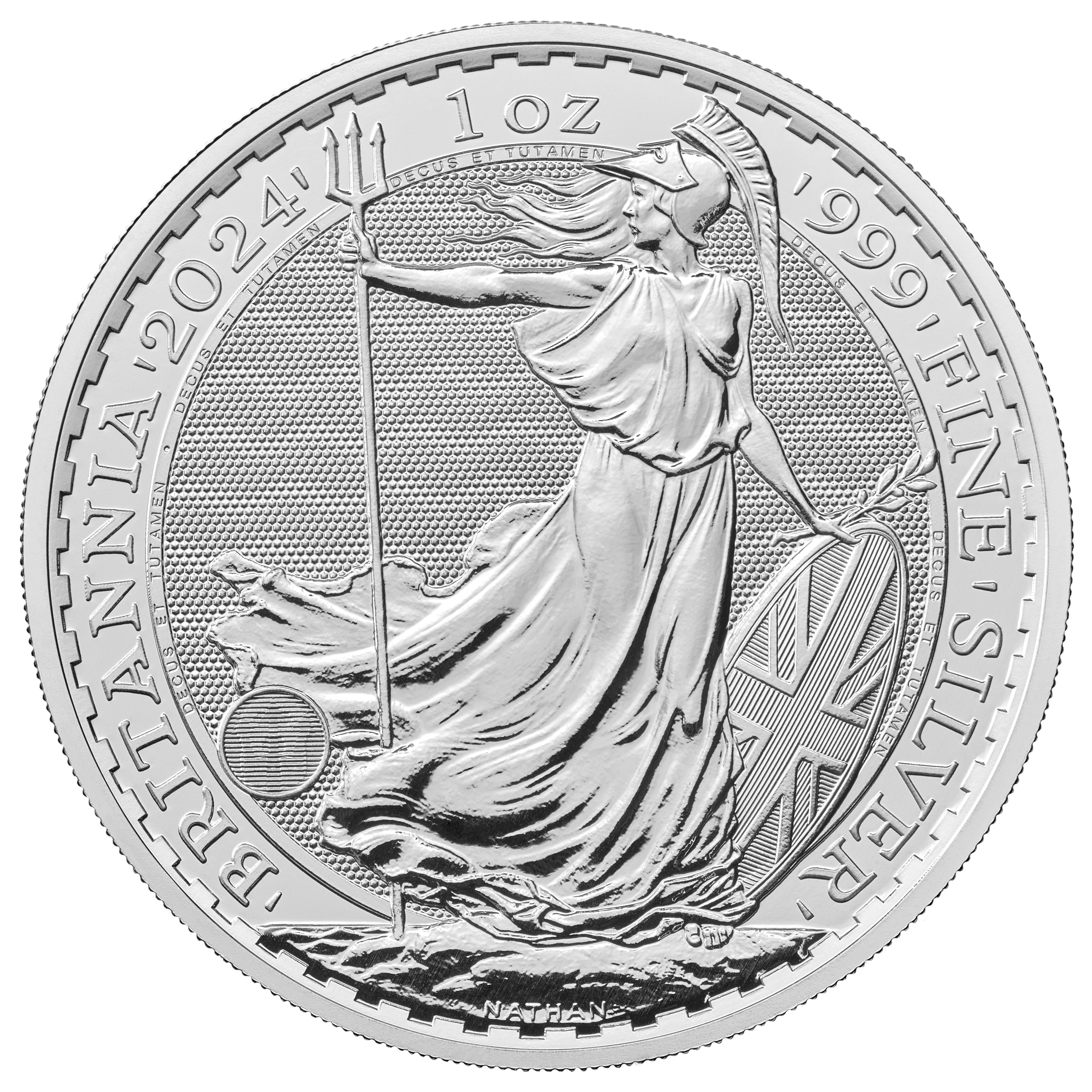 Moneda de Plata Britannia KCIII 2024 1 oz