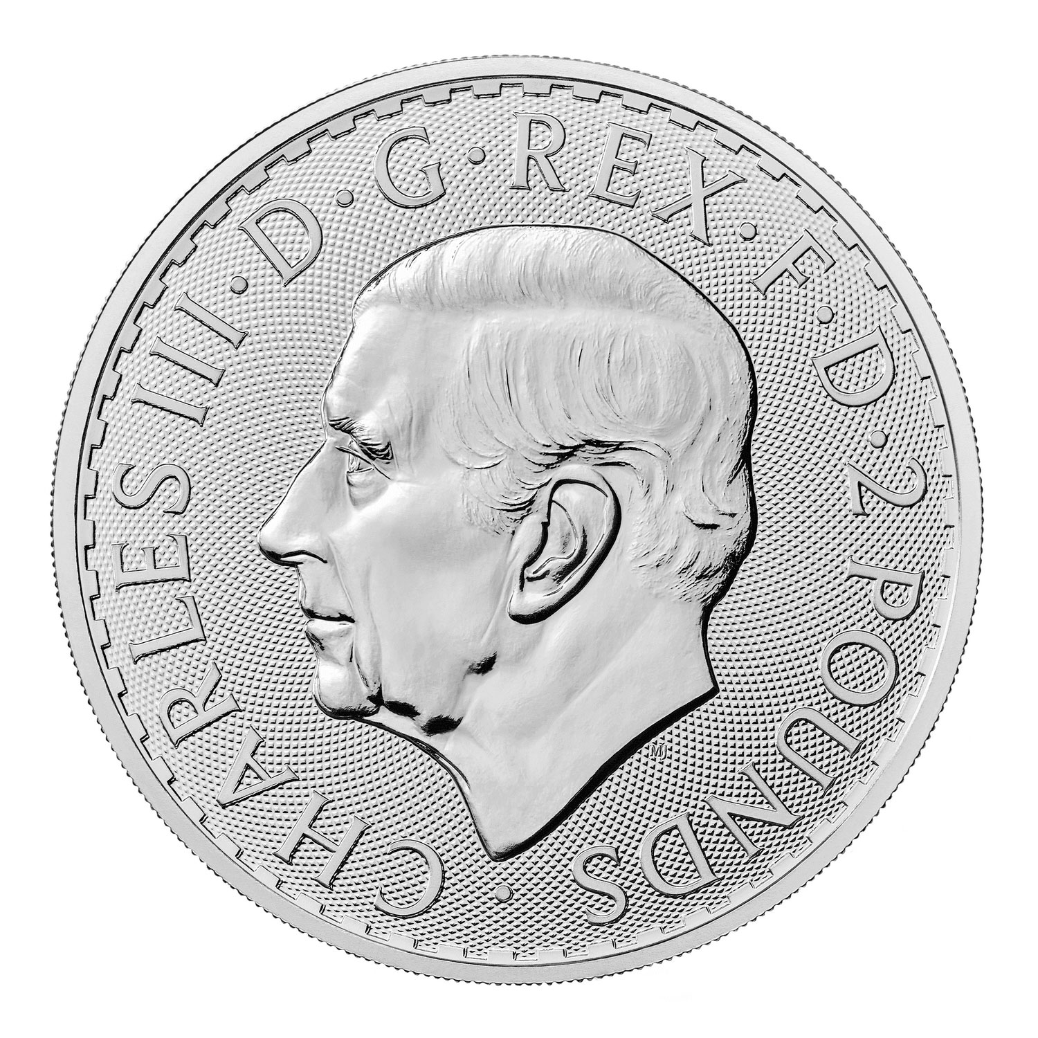 Moneda de Plata Britannia KCIII 2025 1 oz reverse