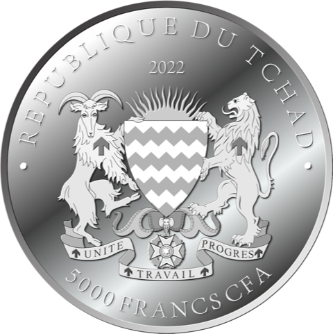 Moneda de Plata Bitcoin 2022 1 oz reverse