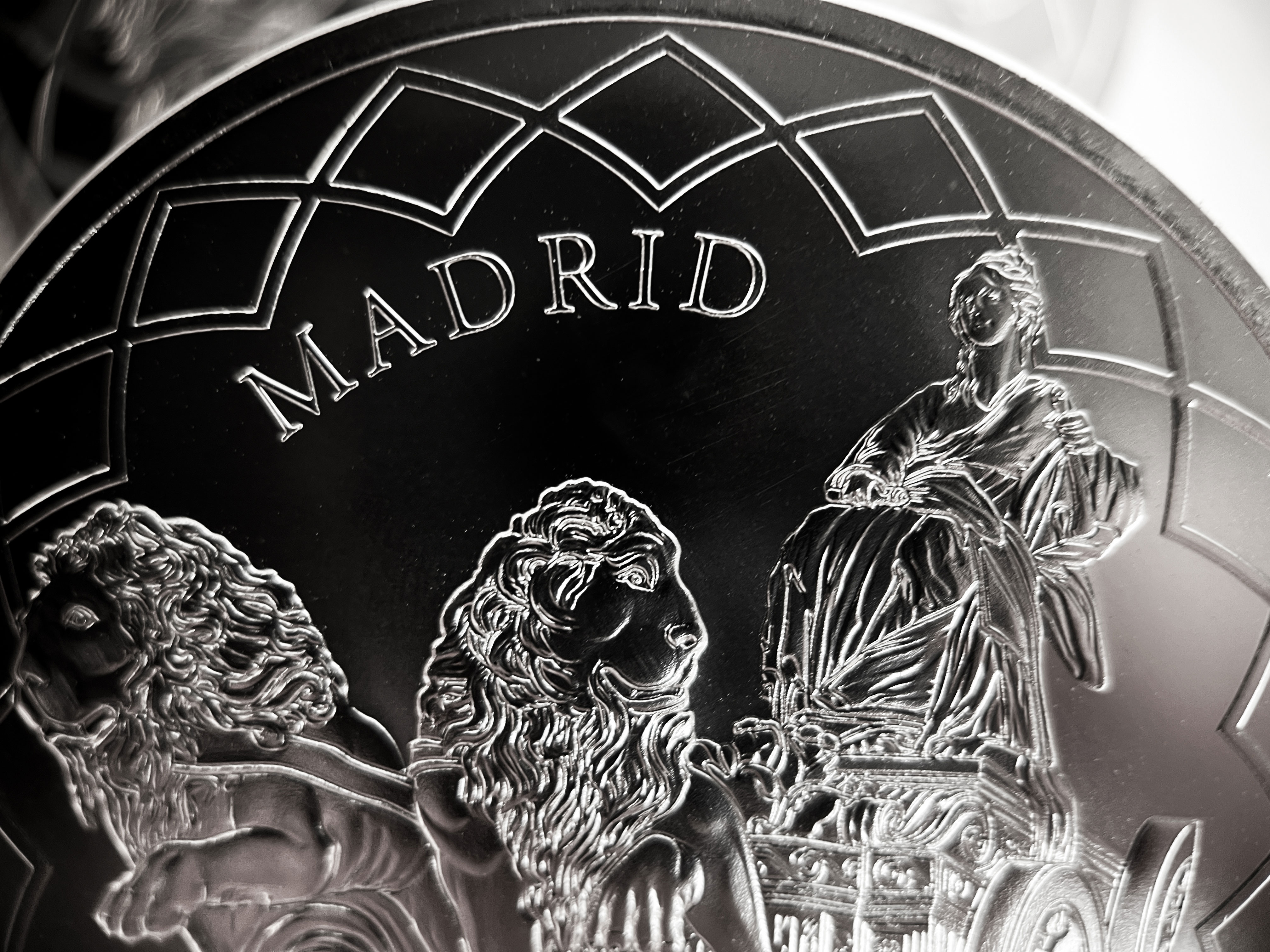 Moneda de Plata Cibeles 2023 1 oz detalle