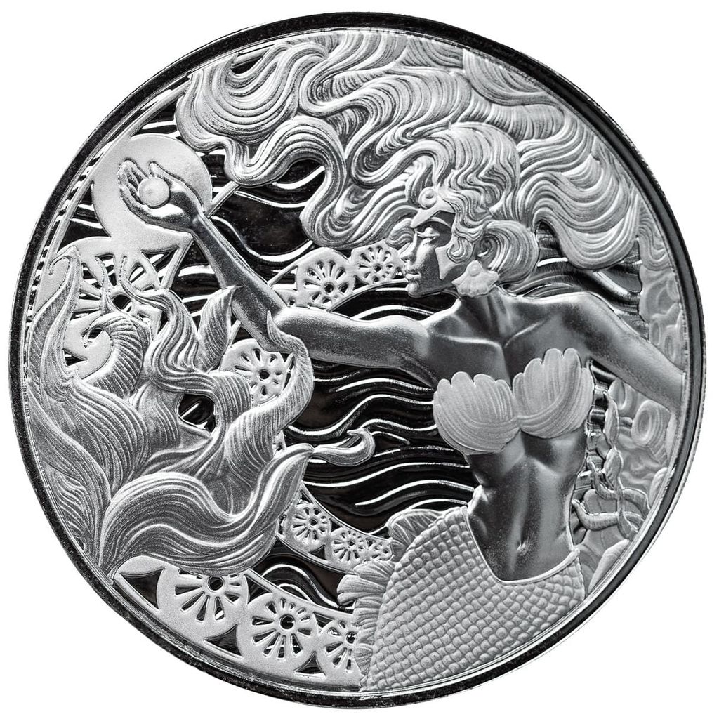 Moneda de Plata Sirena y Perla 2025 1 oz