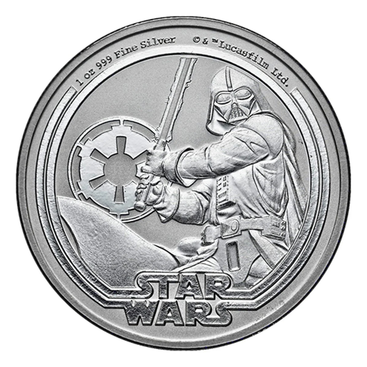 Moneda de Plata Star Wars-Darth Vader 2026 1 oz