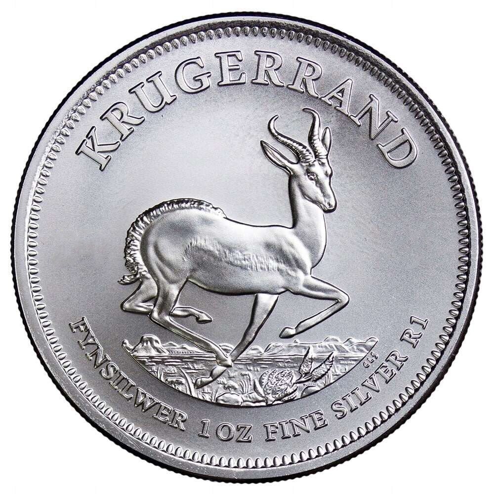 Moneda de Plata Krugerrand 1 oz Años Varios