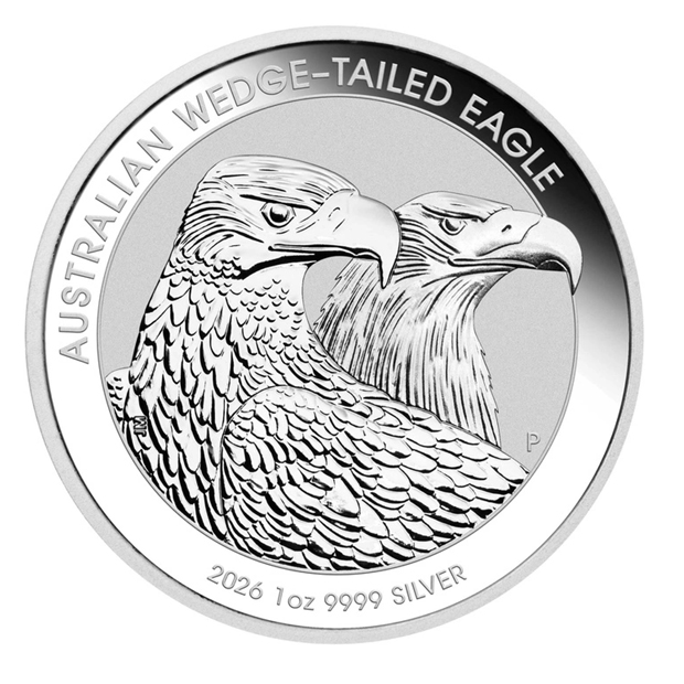 Moneda de Plata Wedge - Tailed Eagle 2026 1 oz