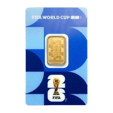 Lingote de Oro PAMP Copa Mundial de la FIFA - 2026 de 5g Blister