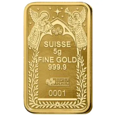 Lingote de Oro PAMP Natividad de 5g 3