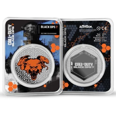 Medalla de Plata Call of Duty - Black Ops 7 Color 1 oz
