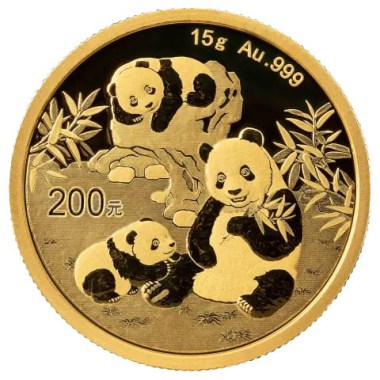 Moneda de Oro Panda 2025 15 g