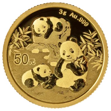 Moneda de Oro Panda 2025 3 g