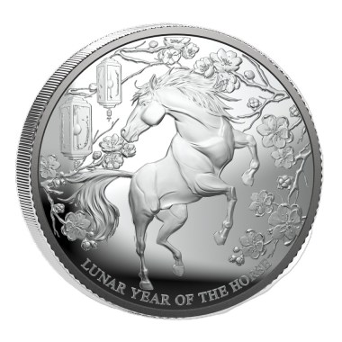 Moneda de Plata Islas Pitcairn - Año del Caballo 2026 1/2 oz