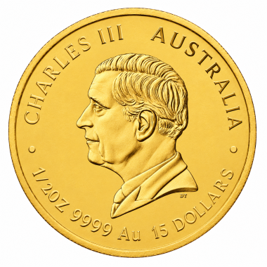 Moneda de Oro Año de la Cabra de Australia 2027 1/10 oz reverso