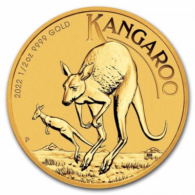 Moneda de Oro Canguro 2022 1/2 oz
