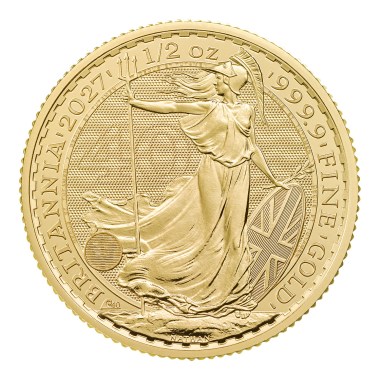 Moneda de Oro Britannia 2027 1/2 oz