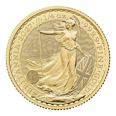Moneda de Oro Britannia 2027 1/4 oz
