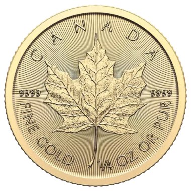 Moneda de Oro Maple Leaf 2024 1/4 oz