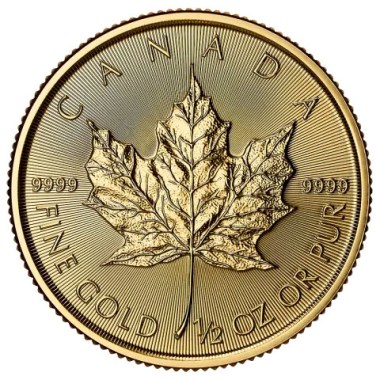 Moneda de Oro Maple Leaf 2025 1/2 oz
