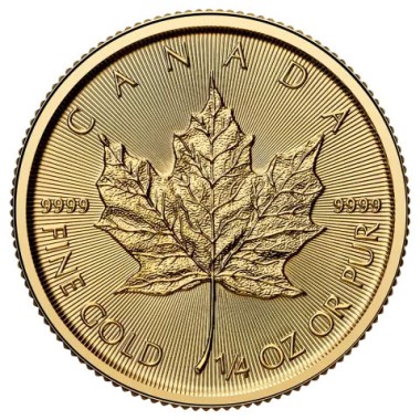 Moneda de Oro Maple Leaf 2025 1/4 oz