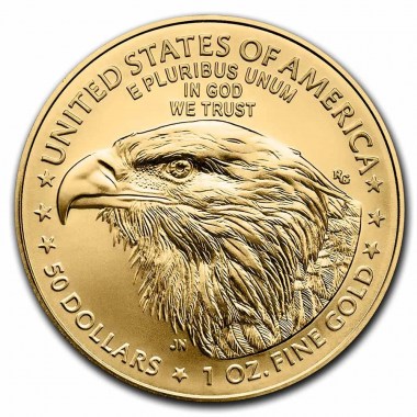 Moneda de Oro American Eagle 2022 1 oz reverse