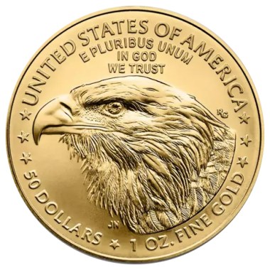 Moneda de Oro American Eagle 2024 1 oz reverse
