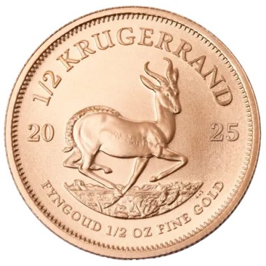 Moneda de Oro Krugerrand 2025 1/2 oz