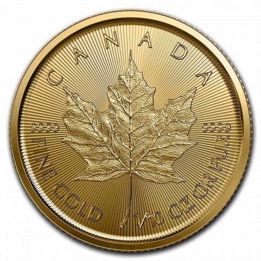 Moneda de Oro Maple Leaf 2023 1/10 oz