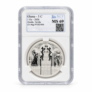 Moneda de Plata Giralda NCV MS69 2026 1 oz