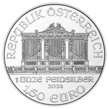 Moneda de Plata Filarmónica 2024 1 oz