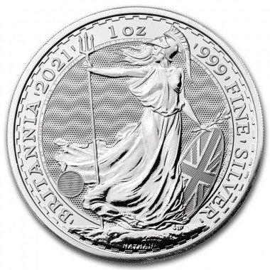 Moneda de Plata Britannia 2021 1 oz