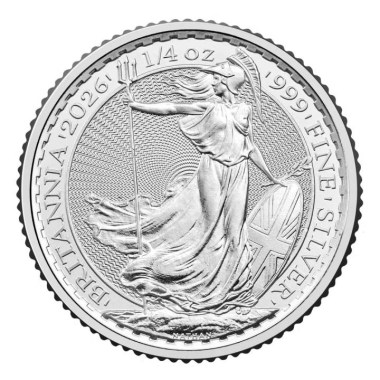 Moneda de Plata Britannia 2026 1/4 oz