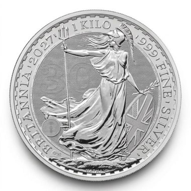 Moneda de Plata Britannia 2027 1 kg