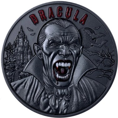 Moneda de Plata Drácula - Despierta en la oscuridad 2 oz