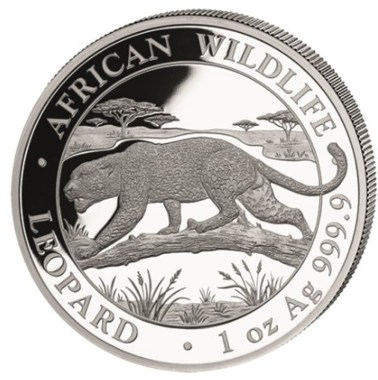 Moneda de Plata Leopardo de Somalia 2026 1 oz