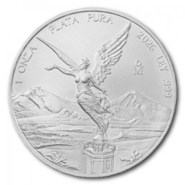 Moneda de Plata Libertad de México 2026 1 oz