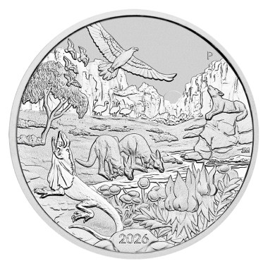 Moneda de Plata Maravillas de Australia - El Outback 2026 1 oz
